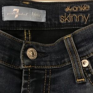 7 for all mankind skinny jeans